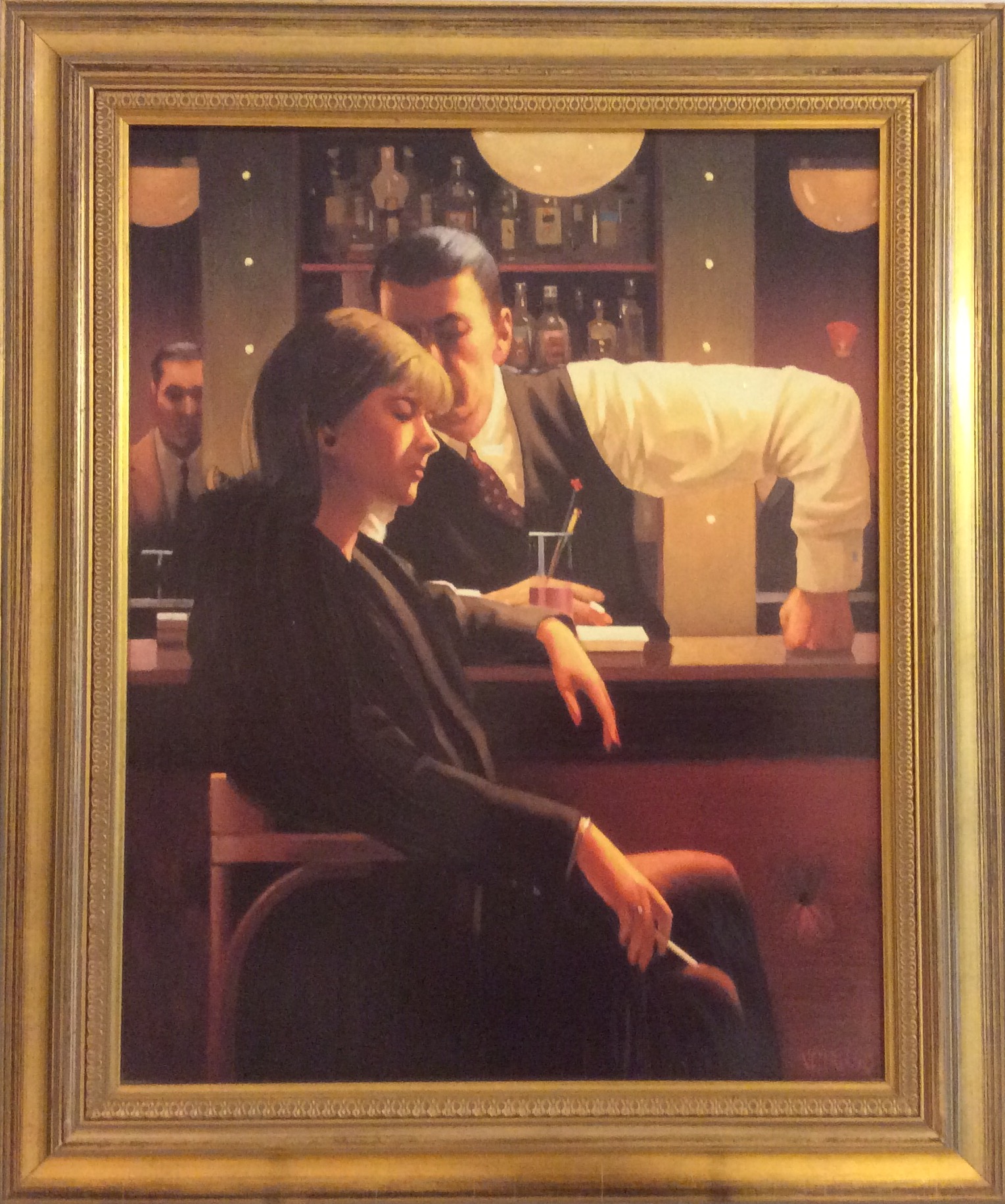 Vettriano Jack, In der Bar